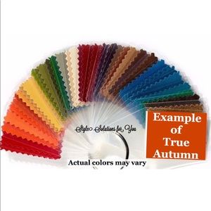 ❤️ NEW True Autumn Color fan - 25 cards